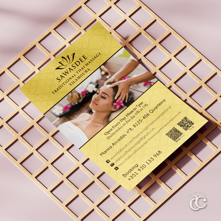 flyer para massagem