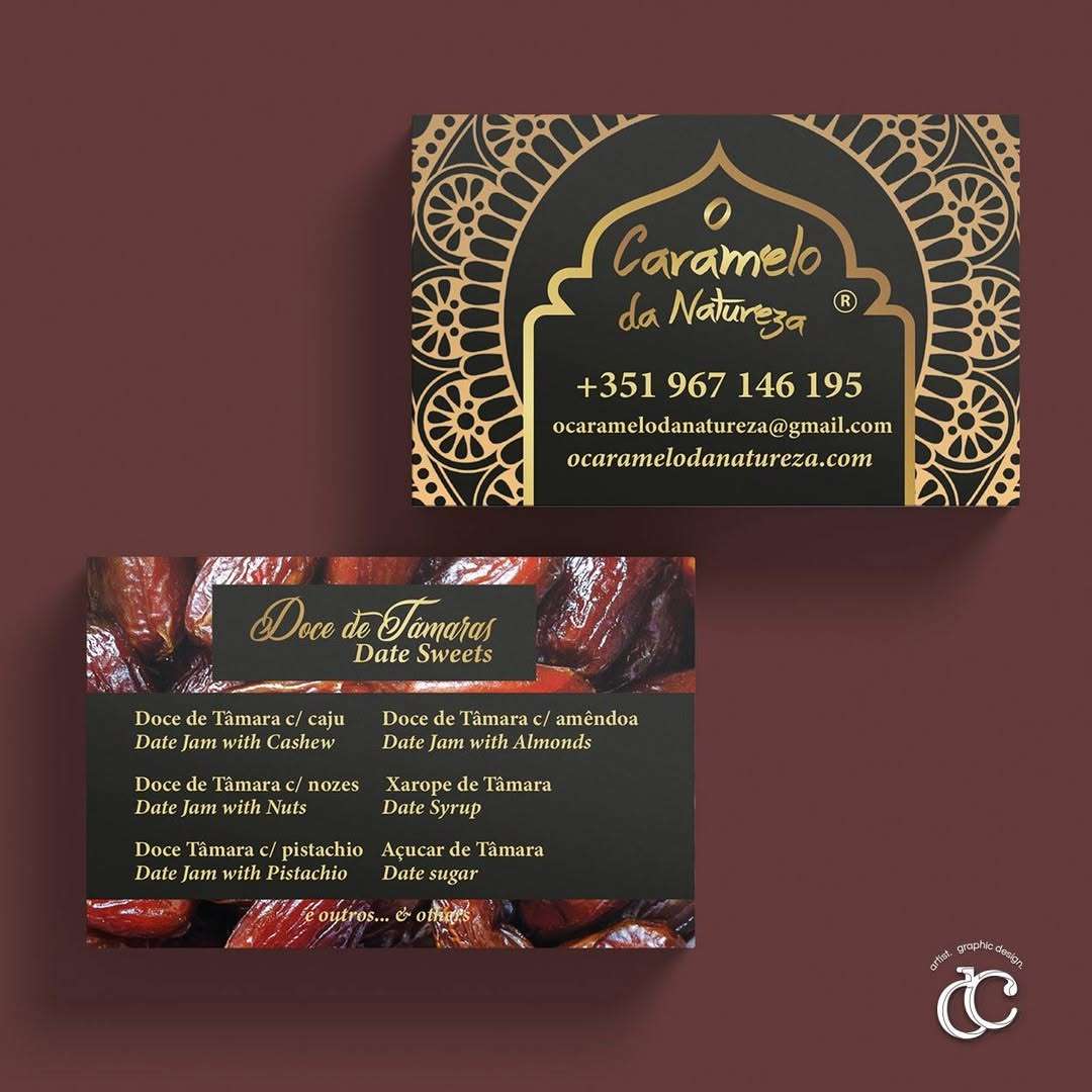 cartão de visita para produtor local