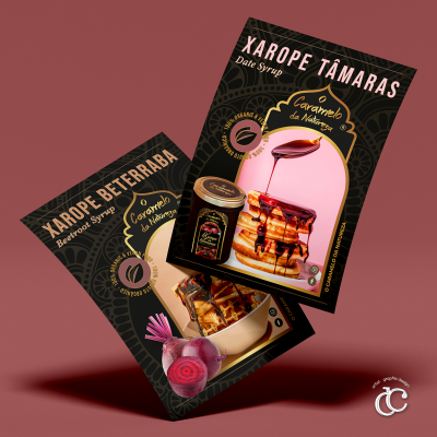 design de flyer de produto divulgação